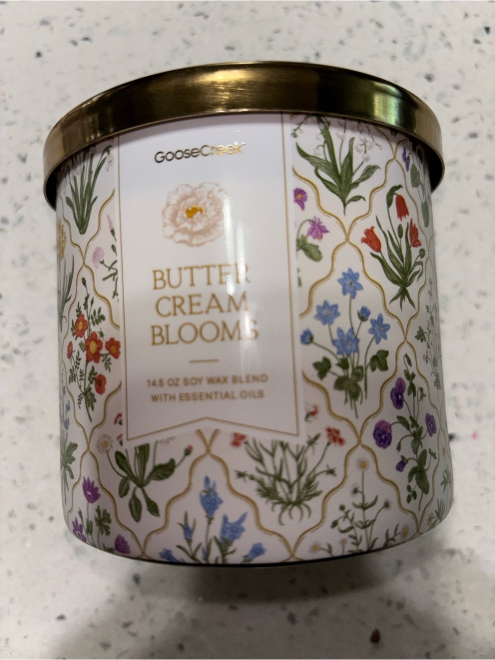 Butter Cream Blooms Goose Creek Candle New